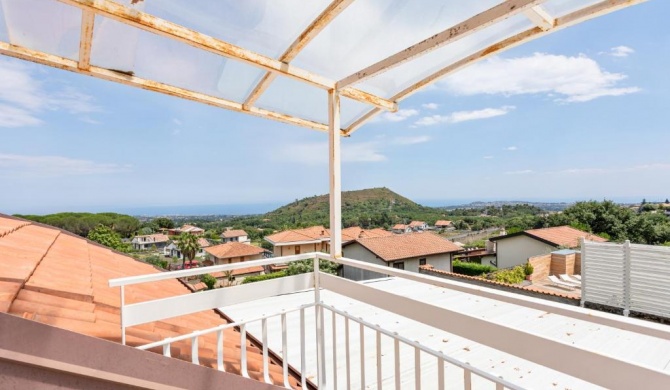 Etna Park Villa with Terraces & Sea View