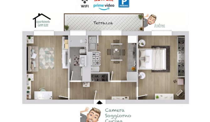 Appartamento Campi Elisi - Parcheggio