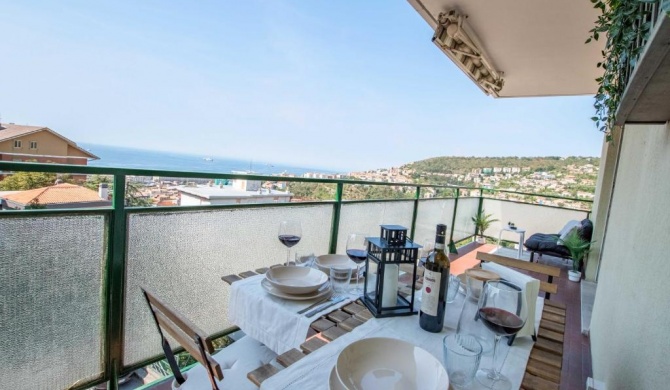 FREE PARKING -6 posti letto e Terrazzo vista mare