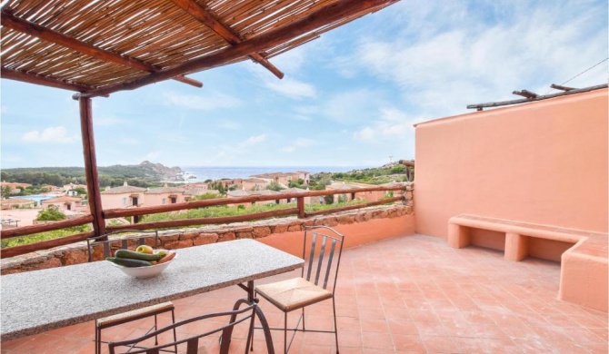 Awesome home in Trinità d'Agultu with 1 Bedrooms