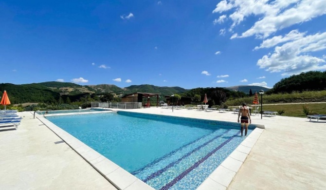 Lush holiday home in Urbania with bubble bath