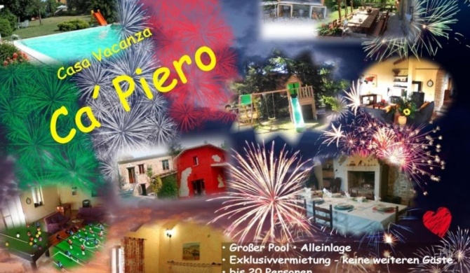 Ferienhaus Ca Piero mit Pool 17 bis 20 Personen
