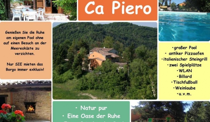 Ferienhaus Ca Piero mit Pool bis 12 Personen