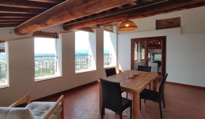 La terrazza di Elas a Uzzano