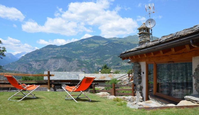 Holiday house with garden and enchanting view